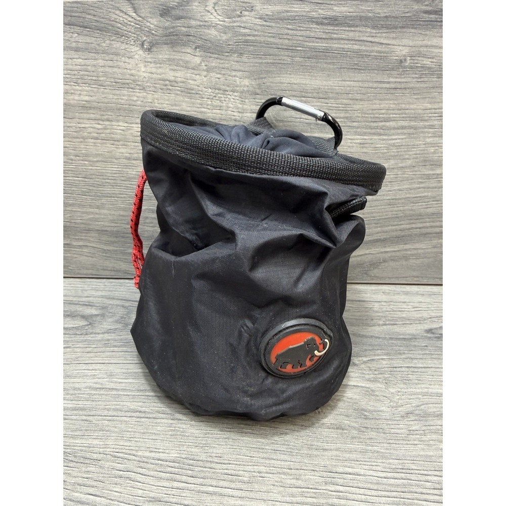Mammut Gym Basic Chalk Bag Black One Size Includes Chalk Outdoor Rock Climbing